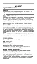 Preview for 8 page of comfortel D-600 Instructions Manual