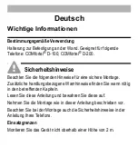 Preview for 4 page of comfortel D-Mount Assembly Instructions Manual