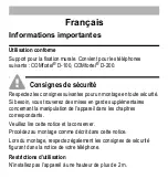 Предварительный просмотр 12 страницы comfortel D-Mount Assembly Instructions Manual