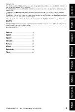 Preview for 3 page of comfortel M-710 Instructions Manual