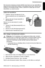 Предварительный просмотр 13 страницы comfortel M-710 Instructions Manual