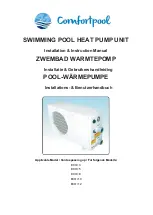 COMFORTPOOL ECO+10 Installation Instructions Manual preview