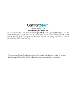 Preview for 18 page of ComfortStar CPP012CD(O) Installation Manual