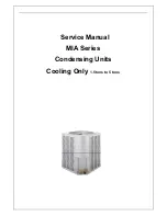 Preview for 1 page of ComfortStar MIA18-13 Service Manual