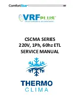 ComfortStar VRFPLUS CSCMA Series Service Manual preview