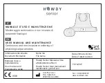 Preview for 1 page of Comftech Howdy Senio User'S Manual And Maintenance Manual