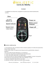 Preview for 13 page of Comfy Go Mobility MAJESTIC PARROT Operating Manual