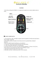 Preview for 14 page of Comfy Go Mobility MAJESTIC PATRIOT 10 Operating Manual