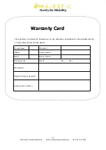 Preview for 24 page of Comfy Go Mobility MAJESTIC PATRIOT 10 Operating Manual