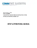 Предварительный просмотр 3 страницы Comm Net Systems H2 Zero Installation And Operational Manual