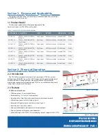 Предварительный просмотр 7 страницы Comm Net Systems TPA 250 Fuse Panel Series Setup And Operation Manual