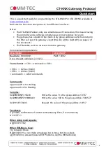 Comm-Tec CT-KNX Series Quick Start Manual preview