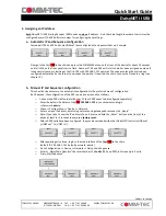 Предварительный просмотр 1 страницы Comm-Tec DaisyNET II SRX Quick Start Manual