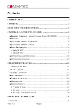 Preview for 4 page of Comm-Tec DaisyNET-RX Operating Instructions Manual