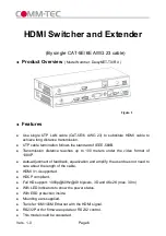 Preview for 6 page of Comm-Tec DaisyNET-RX Operating Instructions Manual