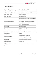 Preview for 17 page of Comm-Tec DaisyNET-RX Operating Instructions Manual