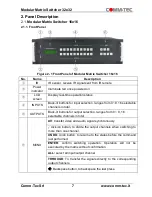 Предварительный просмотр 8 страницы Comm-Tec MTX1616M-N User Manual