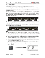 Предварительный просмотр 11 страницы Comm-Tec MTX1616M-N User Manual