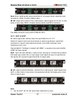 Предварительный просмотр 18 страницы Comm-Tec MTX1616M-N User Manual