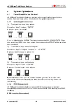 Preview for 14 page of Comm-Tec MTX44UH2 User Manual