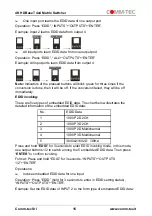 Preview for 15 page of Comm-Tec MTX44UH2 User Manual