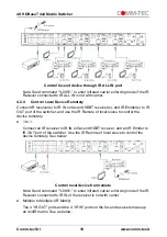 Preview for 19 page of Comm-Tec MTX44UH2 User Manual