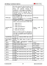 Preview for 27 page of Comm-Tec MTX44UH2 User Manual