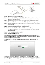 Preview for 30 page of Comm-Tec MTX44UH2 User Manual