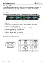 Preview for 12 page of Comm-Tec MTX88M-N User Manual