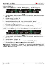 Preview for 16 page of Comm-Tec MTX88M-N User Manual