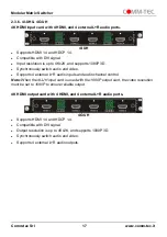 Preview for 17 page of Comm-Tec MTX88M-N User Manual