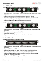 Preview for 20 page of Comm-Tec MTX88M-N User Manual