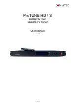 Comm-Tec ProTUNE HD / S User Manual preview