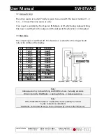 Предварительный просмотр 7 страницы Comm-Tec SW-81VA-2 User Manual