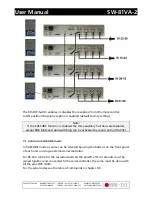 Предварительный просмотр 10 страницы Comm-Tec SW-81VA-2 User Manual