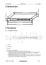 Предварительный просмотр 5 страницы Comm-Tec UP-1080p User Manual