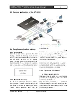 Предварительный просмотр 9 страницы Comm-Tec UP-1200 Operating Instructions Manual