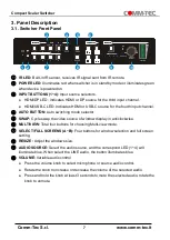 Предварительный просмотр 7 страницы Comm-Tec UP-41TS User Manual