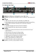 Предварительный просмотр 8 страницы Comm-Tec UP-41TS User Manual