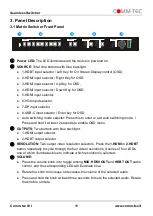 Preview for 11 page of Comm-Tec UP-82TS User Manual