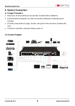 Preview for 15 page of Comm-Tec UP-82TS User Manual