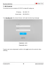 Preview for 19 page of Comm-Tec UP-82TS User Manual