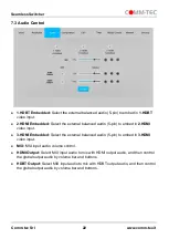 Preview for 22 page of Comm-Tec UP-82TS User Manual