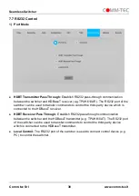 Preview for 30 page of Comm-Tec UP-82TS User Manual