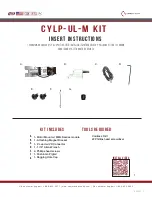 Command access CYLP-UL-M KIT Insert Instructions preview