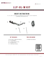 Preview for 1 page of Command access LLP-UL-M KIT Insert Instructions