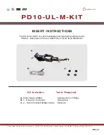 Preview for 1 page of Command access PD10-UL-M-KIT Insert Instructions