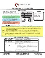 Предварительный просмотр 2 страницы Command access PD25-M-SVR Installation Instructions Manual