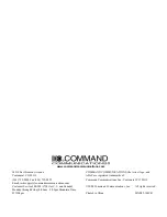 Предварительный просмотр 40 страницы Command Communications ASAP 104 Installation And Reference Manual