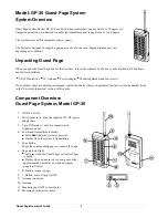 Preview for 3 page of Command Communications Guest Page GP-30 Operator'S Manual